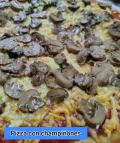 Pizza con champiñón