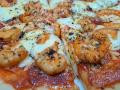 Pizza con gamberetti (camarones)