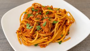 Spaghetti al atún 