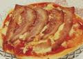 Pizza con bacon