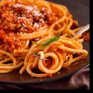 Espaguetis Con bacon 