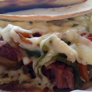 Tacos con jamón (2ud)