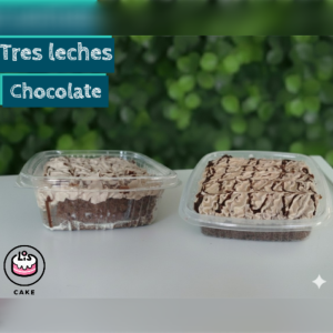 Torta tres leches de chocolate pequeña