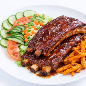 Costillas de Cerdo con salsa BBQ (460g)