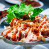 Coctel de camarones en salsa Isla Bella