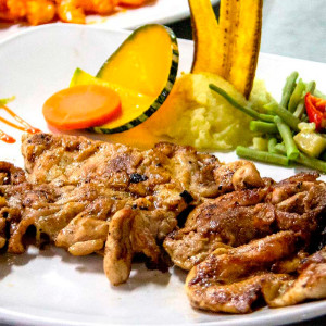 Bistec de pollo a la brasa