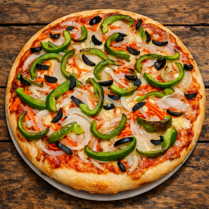 Pizza Con vegetales 