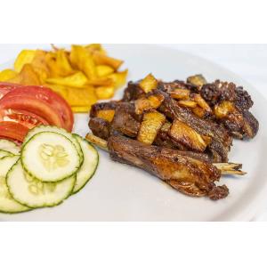 Costillas agridulce con piña