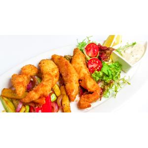 Filete de pescado empanado