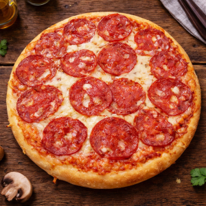  Pizza Con chorizo vela 